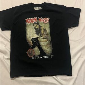 Marilyn Manson Black Graphic T-Shirt